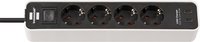 Brennenstuhl Ecolor USB-C 4-fach Steckdosenleiste mit Schalter - Strip alimentazione