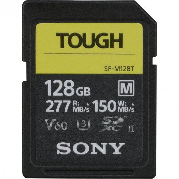 Sony SF-M128T - 128 GB - SDXC - Classe 10 - UHS-II - 277 MB/s - 150 MB/s