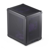 Ultron Jonsbo C6 Black - PC - Nero - ITX - micro ATX - Acciaio - Giocare - 7,5 cm