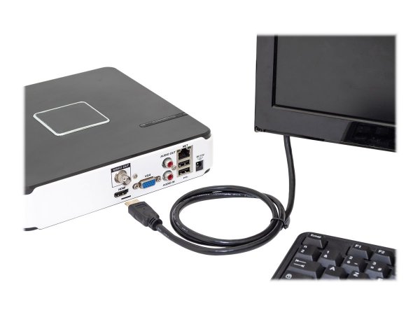 DIGITUS HDMI Premium High Speed con cavo di collegamento Ethernet - 5 m - HDMI tipo A (Standard) - H