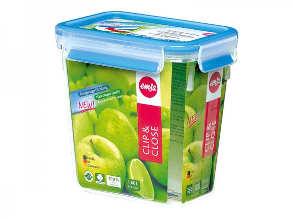 Groupe SEB EMSA 508543 - Scatola - Rettangolare - 1,5 L - Trasparente - Germania - 121 mm