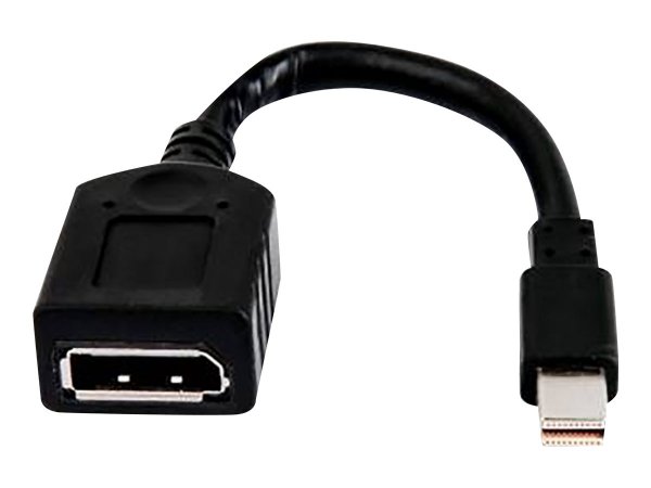 HP Cavo adattatore da DP a DP Single mini - DisplayPort - Mini DisplayPort - Femmina - Maschio - Ner
