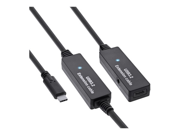 InLine Estensione attiva USB 3.2 Gen.1 - da spina USB-C a presa USB-C - 10m