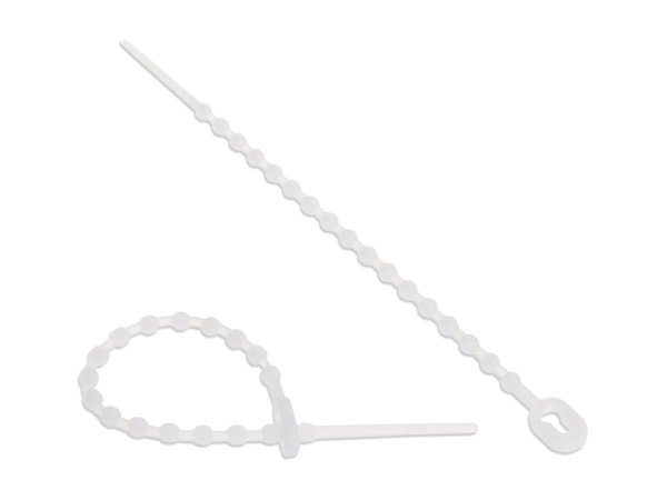 InLine Fascette stringicavo a grani riapribili - 150mm - neutra - 100pz