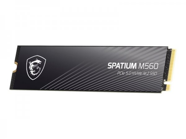 MSI SPATIUM M560 - SSD - 1 TB - intern - M.2 2280 - PCI Express 5.0 x4 (NVMe)