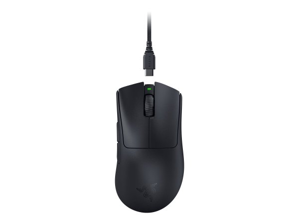 Razer DeathAdder V3 Pro - Mano destra - Ottico - RF Wireless + USB Type-C - 30000 DPI - Nero