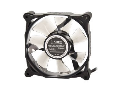 Blacknoise M8-P - Ventilatore - 8 cm - 2000 Giri/min - 0,127 son - 54 m³/h - Nero