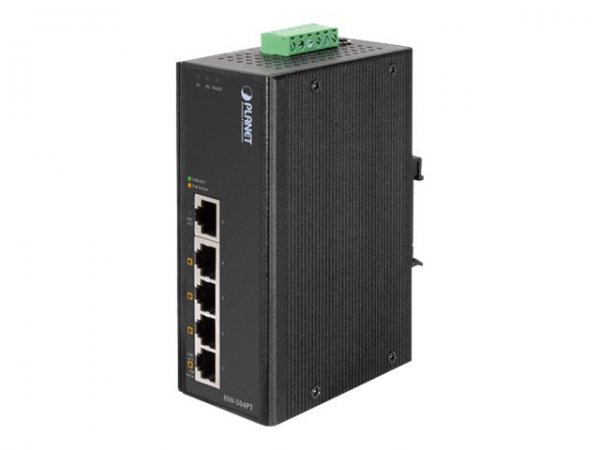 Planet ISW-504PT - Non gestito - L2 - Fast Ethernet (10/100) - Full duplex - Supporto Power over Eth