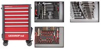 Gedore red Werkzeugwagen WINGMAN rot inkl. 129 Werkzeuge