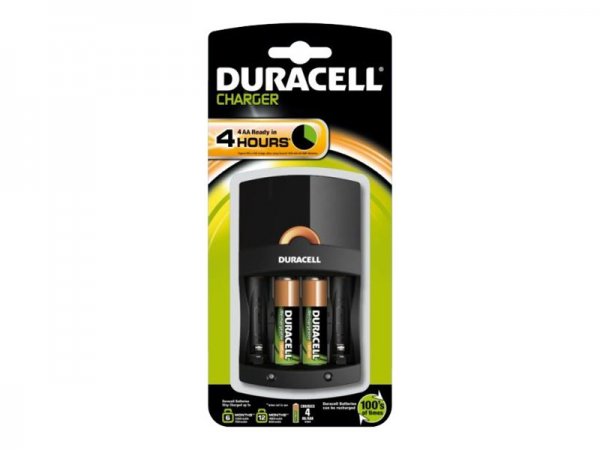 Duracell Ladegerät Cef14 inkl. 2x AA 1300mAh AAA 750mAh - Caricabatteria - Idruro di nichel metallo