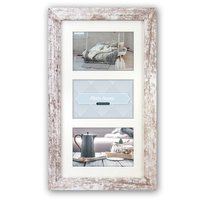 Zep Nelson 6 3Q - Legno - Marrone - Bianco - Cornice per foto multipla - Parete - 10 x 15 cm - Retta