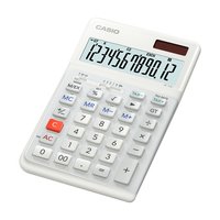 Casio JE-12E-WE - Desktop - Calcolatrice di base - 12 cifre - Batteria/Solare - Bianco