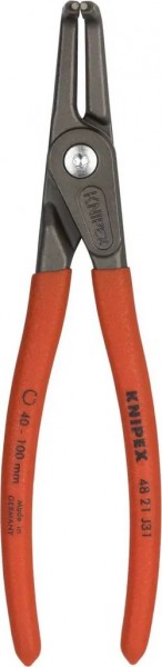 KNIPEX 48 21 J31 - Pinze per rondella di tenuta - Acciaio al cromo vanadio - Plastica - Rosso - 210