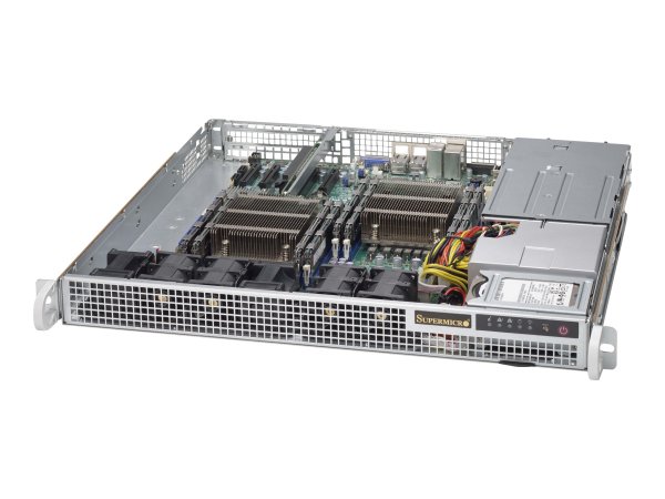Supermicro SuperChassis 514-R407C - Supporto - Server - Grigio - EATX - 1U - 400 W