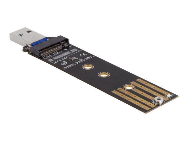 Delock Convertitore combo per SSD PCIe M.2 NVMe PCIe o SATA con USB 3.2 Gen 2 - USB tipo A - M.2 - M