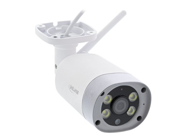 InLine SmartHome HD WLAN telecamera per esterni con LED - IP66