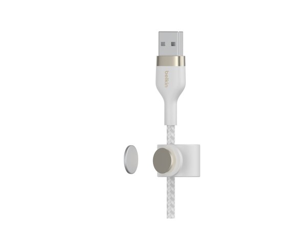 Belkin CAA010BT1MWH - 1 m - USB A - USB C/Lightning - Maschio - Maschio - Bianco