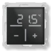 eQ-3 AG Homematic IP Glas-Wandthermostat mit CO2-Sensor schwarz