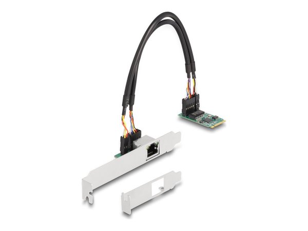 Delock Convertitore M.2 chiave B+M 1 x RJ45 2,5 Gigabit LAN - Interno - Cablato - M.2 - Ethernet - 2