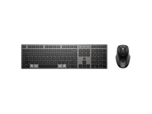 HP 720 Multi-Device Rechargeable Wireless Keyboard And Mouse - Tastiera - Bluetooth