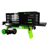 Zipper ZI-HS5TN - Spaccalegna elettrico - 5 t - 52 cm - 25 cm - 3,5 L - Nero - Verde chiaro