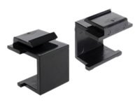 Delock Keystone Abdeckung schwarz 4 Stück