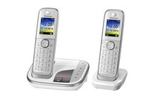 Panasonic KX-TGJ322 - Telefono DECT - Telefono con vivavoce - 250 voci - Identificatore di chiamata