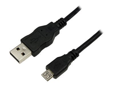 LogiLink USB-Anschlusskabel - USB Typ A m - micro B - 2.0 - Cavo - Digitale/dati
