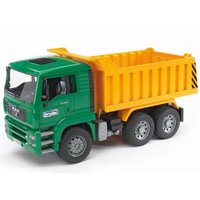 Bruder MAN TGA Tip up truck - 3 anno/i - ABS sintetico - Verde - Giallo