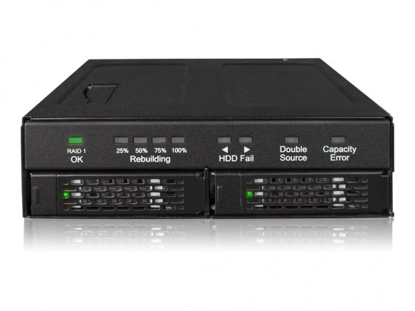 Icy Dock ToughArmor 2x 2.5"SATA HDD/SSD RAID 1 & JBOD Wechselrahmen