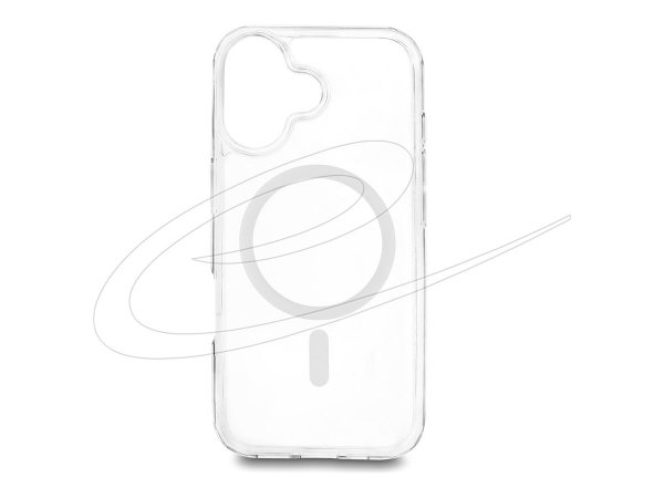 Delock Schutzhülle für iPhone 17 kompatibel mit MagSafe transparent-weiß