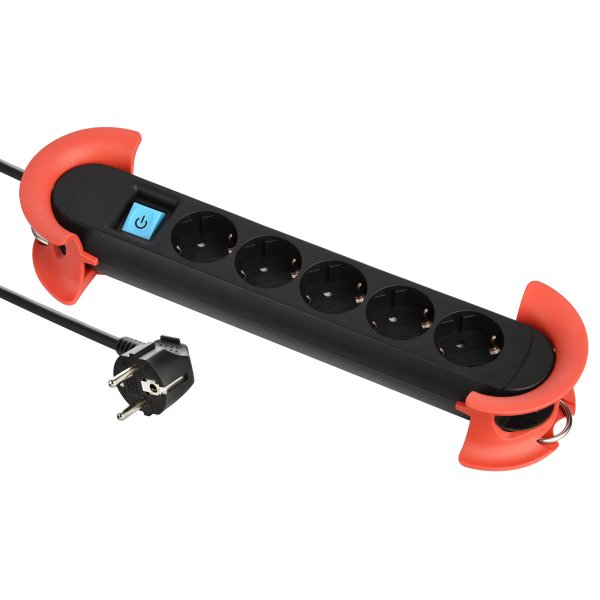Bachmann Hook Indoor - Steckdosenleiste - Ausgangsanschlüsse 5 5 x Stecker - Strip alimentazione
