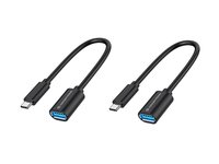 Conceptronic ABBY11B - 0,2 m - USB C - USB A - USB 3.2 Gen 1 (3.1 Gen 1) - 5 Gbit/s - Nero