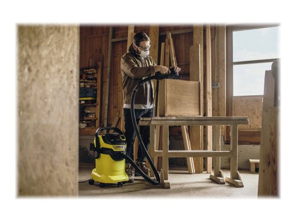 Kärcher WD 5 P V-25/5/22 - Secco e bagnato - Nero - Acciaio inox - Giallo - Tessuto felpato - Manopo