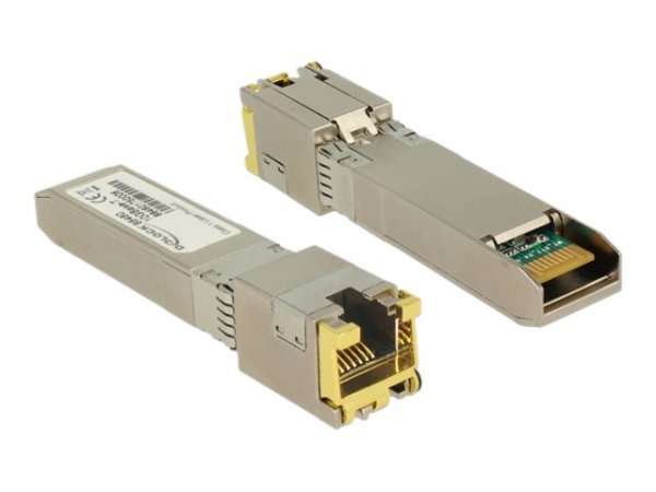 Delock 86460 - Rame - 10000 Mbit/s - SFP+ - TX - Metallico - 0 - 65 °C