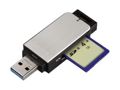 Hama Lettore USB 3.0 slim - micro SD - micro SDXC - micro SDHC - MMC - SD - SDHC,SDXC - corpo in met