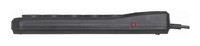 Activejet black power strip with cord ACJ COMBO 5G/3M/BEZP. AUTO/CZ