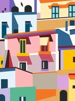 Ravensburger CreArt - MNZ - Colorful Houses Farben enthalten Malen nach Zahlen...