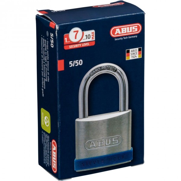 ABUS Security-Center ABUS 5/50 - Lucchetto convenzionale - Blocco tasto - Chiusura diversa - Cancell
