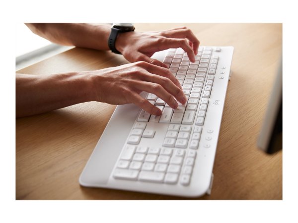 Logitech 920-011023 - Wireless - Bluetooth - Interruttore a chiave a membrana - AZERTY - Bianco - Mo