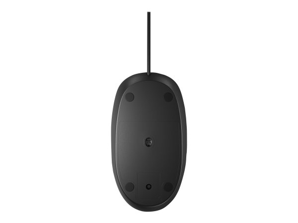 HP Mouse 128 Laser Wired - Ambidestro - Laser - USB tipo A - 1200 DPI - Nero