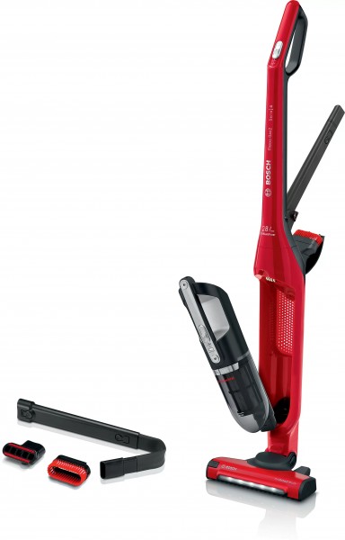 Bosch Serie 4 BBH3ZOO28 Scopa elettrica ricaricabile Flexxo Gen2 28Vmax ProAnimal Rosso - Aspirapolv
