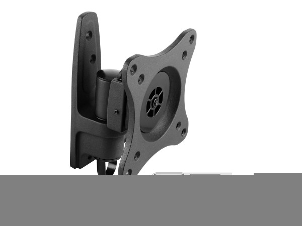 InLine Befestigungskit (Wandbefestigung) - für LCD-Display - Aluminium - Schwarz - Bildschirmgröße: