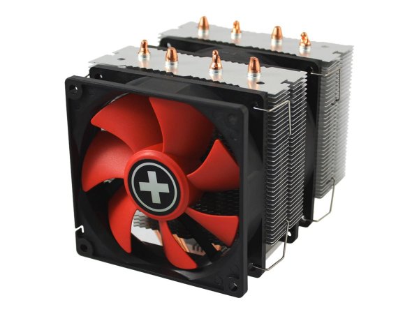 Xilence XC044 - Refrigeratore - 9,2 cm - 600 Giri/min - 2200 Giri/min - Nero - Rosso