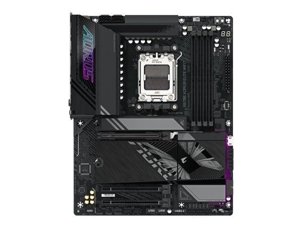 Gigabyte X870E AORUS ELITE WIFI7 Mainboard - Unterstützt AMD Ryzen 9000 CPUs, 16+2+2 Phasen digitale