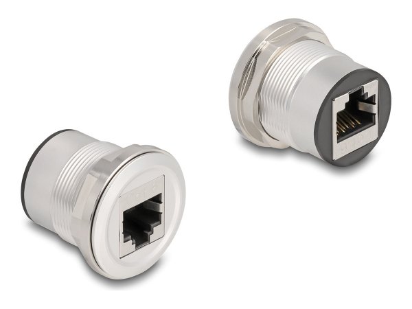 Delock RJ45 Einbaubuchse Kupplung Cat.6 STP Aluminium - Rete - CAT 6
