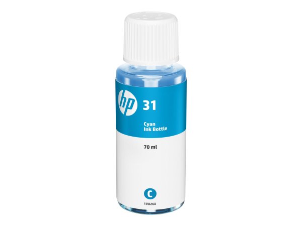 HP Flacone di inchiostro ciano originale 31 da 70 ml - Originale - Ciano - HP - HP Ink Tank 310 - HP