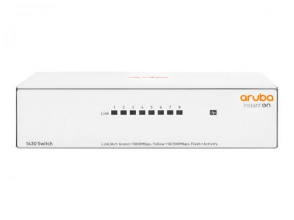 HPE Networking Networking Instant On Switch 8p Gigabit 1430 - Non gestito - L2 - Gigabit Ethernet (1
