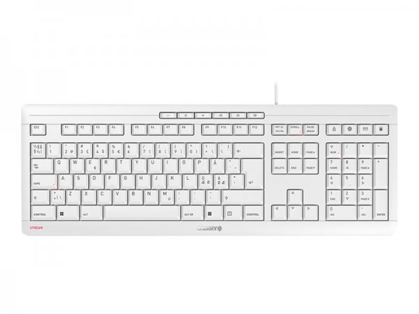 Cherry Contour Design STREAM - Full-size (100%) - Cablato - USB - Interruttore a chiave meccanica -