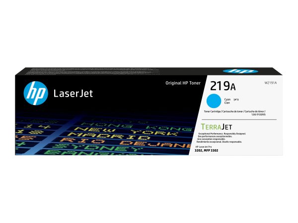 HP 219A Cyan Original LaserJet-Tonerkartusche - Originale - Unità toner